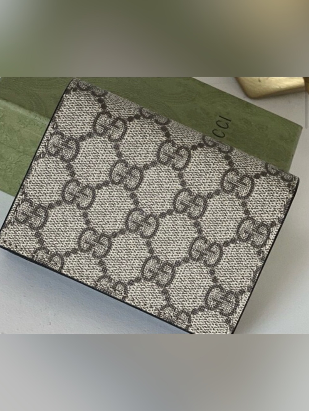 NWOT Monogram ID/Card Holder Wallet